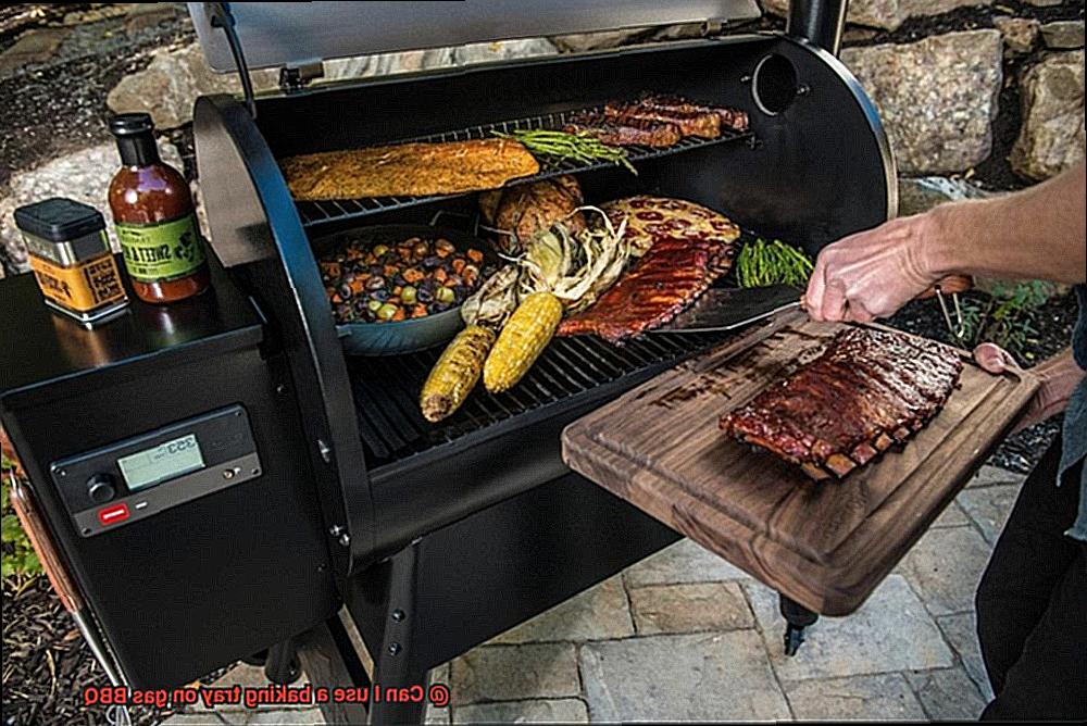 Can I use a baking tray on gas BBQ-6