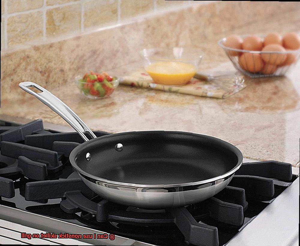 Can I use nonstick skillet on grill-4