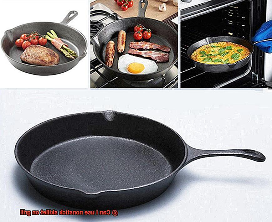 Can I use nonstick skillet on grill-5