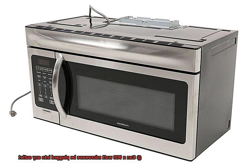 Can a 900 watt microwave be plugged into any outlet-2