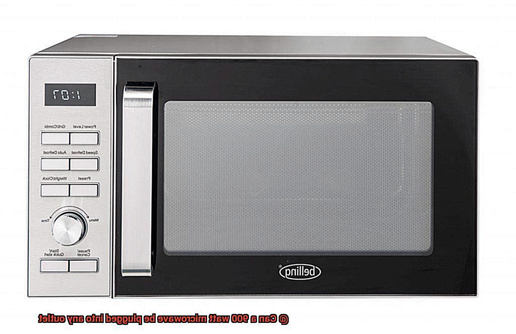 Can a 900 watt microwave be plugged into any outlet-3