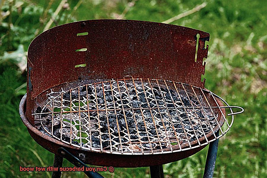 Can you barbecue with wet wood-3