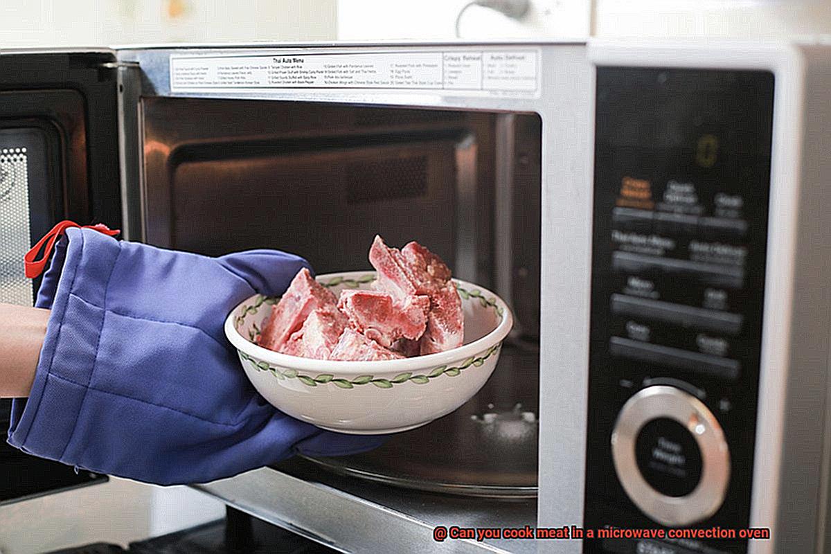 Can you cook meat in a microwave convection oven-5