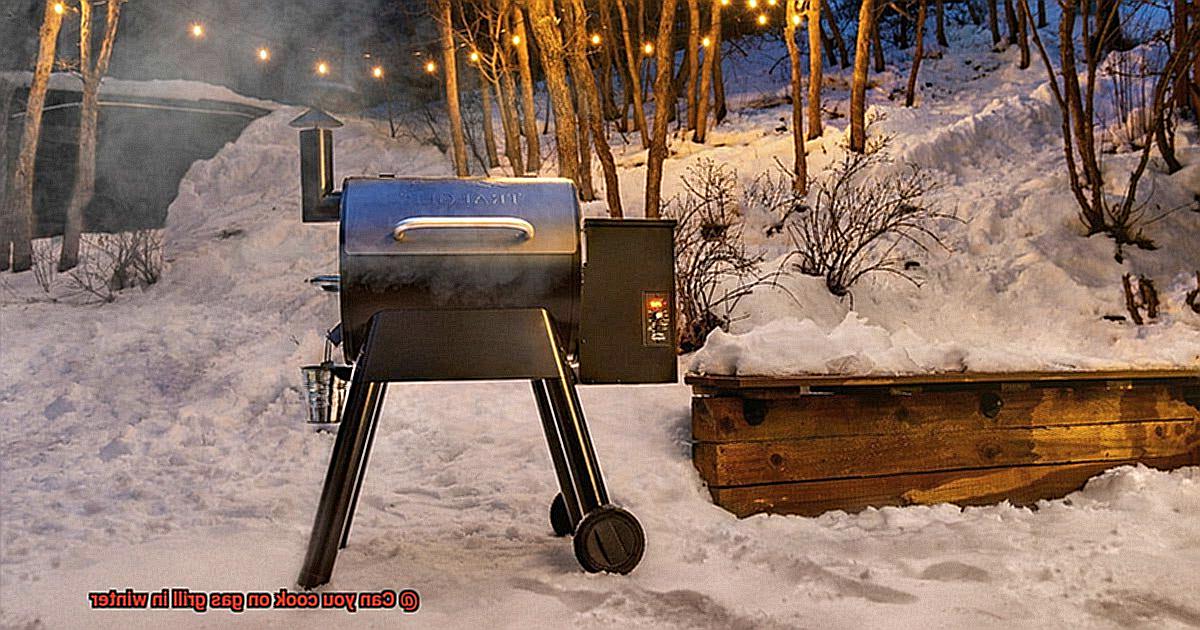 Can you cook on gas grill in winter-2