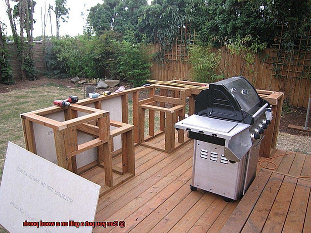 Can you put a grill on a wood porch-7