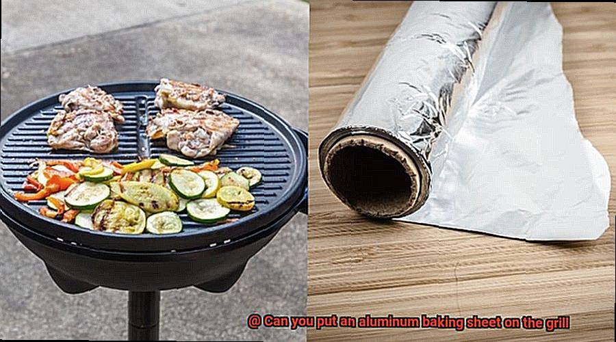 Can you put an aluminum baking sheet on the grill-3