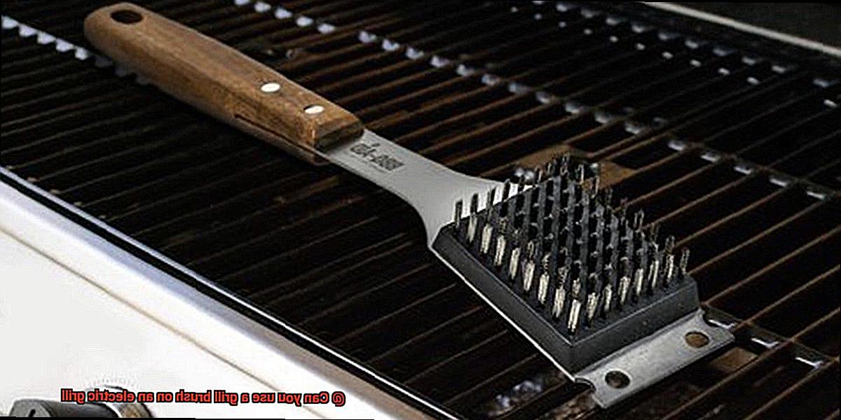 Can you use a grill brush on an electric grill-5