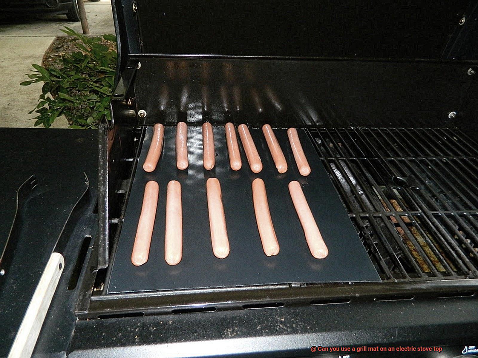 Can you use a grill mat on an electric stove top-4