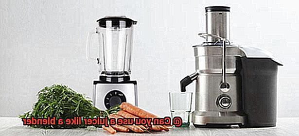 Can you use a juicer like a blender-6