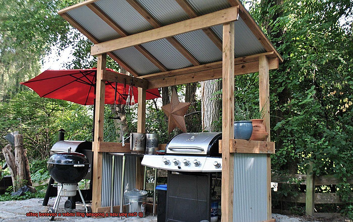 Can you use a propane grill under a covered patio-7