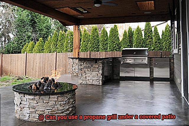 Can you use a propane grill under a covered patio-2