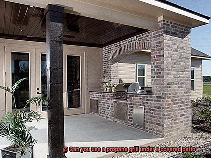 Can you use a propane grill under a covered patio-5