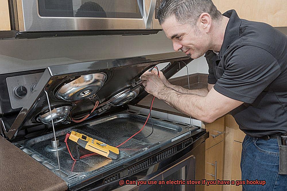 Can you use an electric stove if you have a gas hookup-3