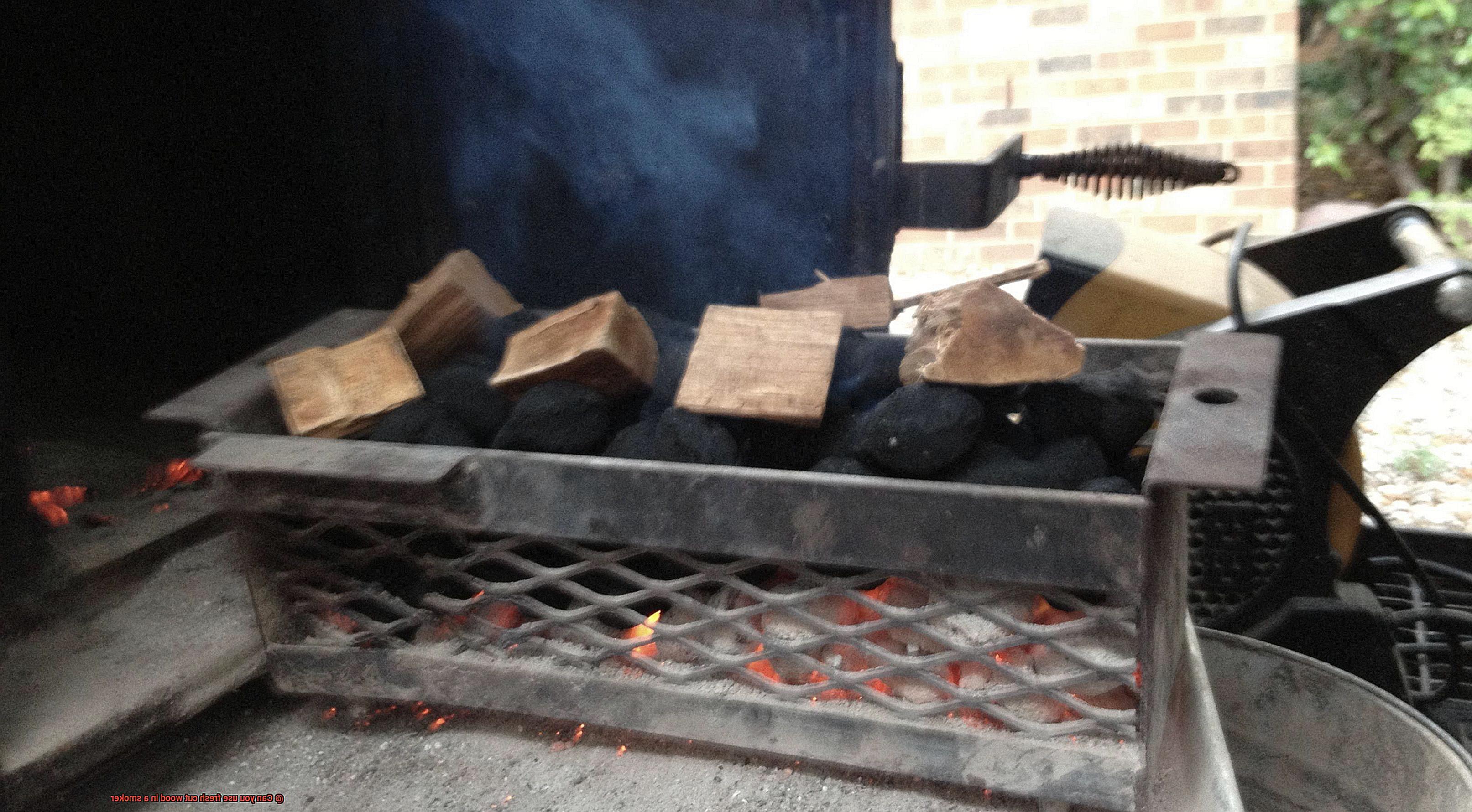 Can you use fresh cut wood in a smoker-5