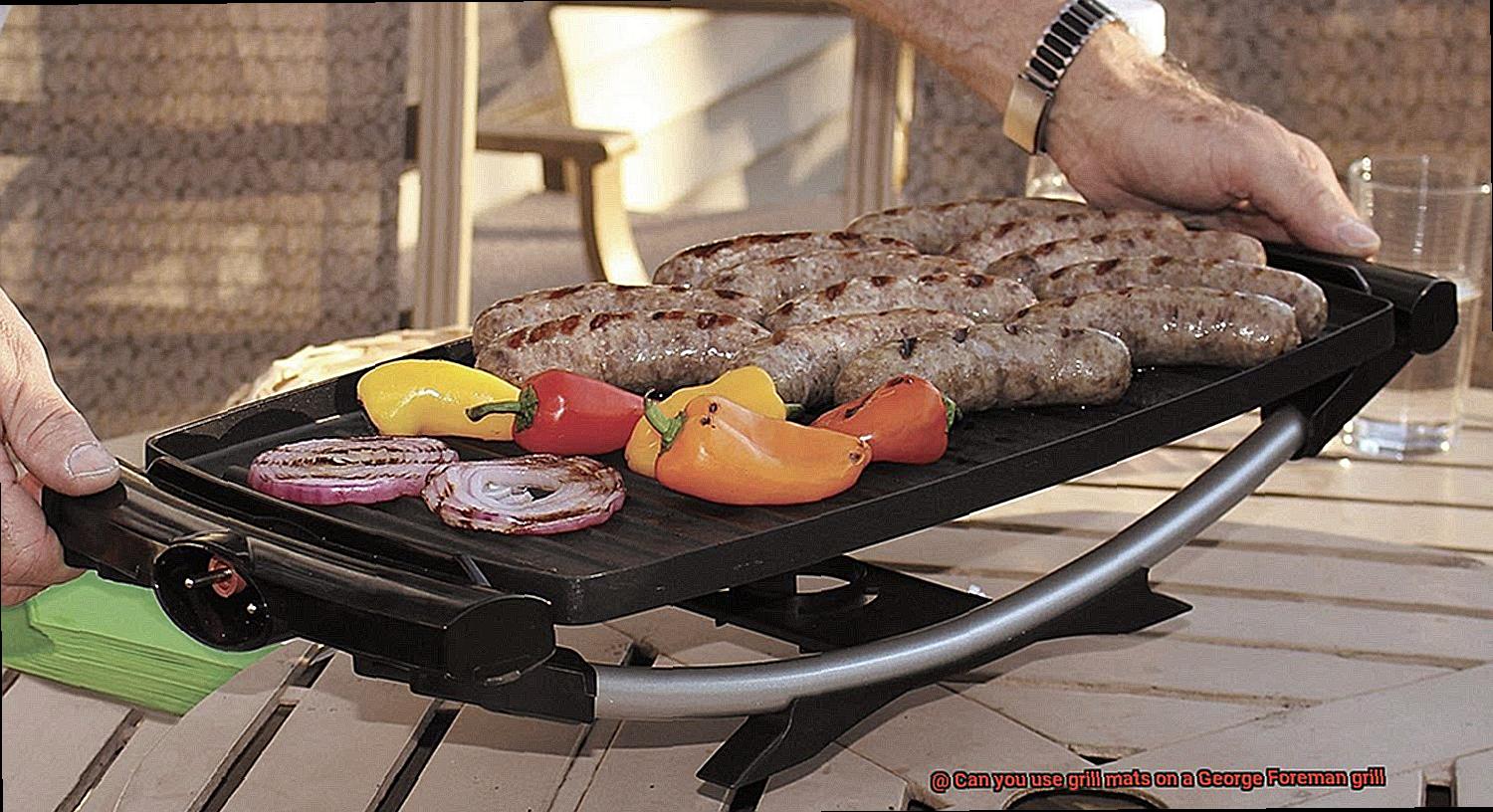 Can you use grill mats on a George Foreman grill-4