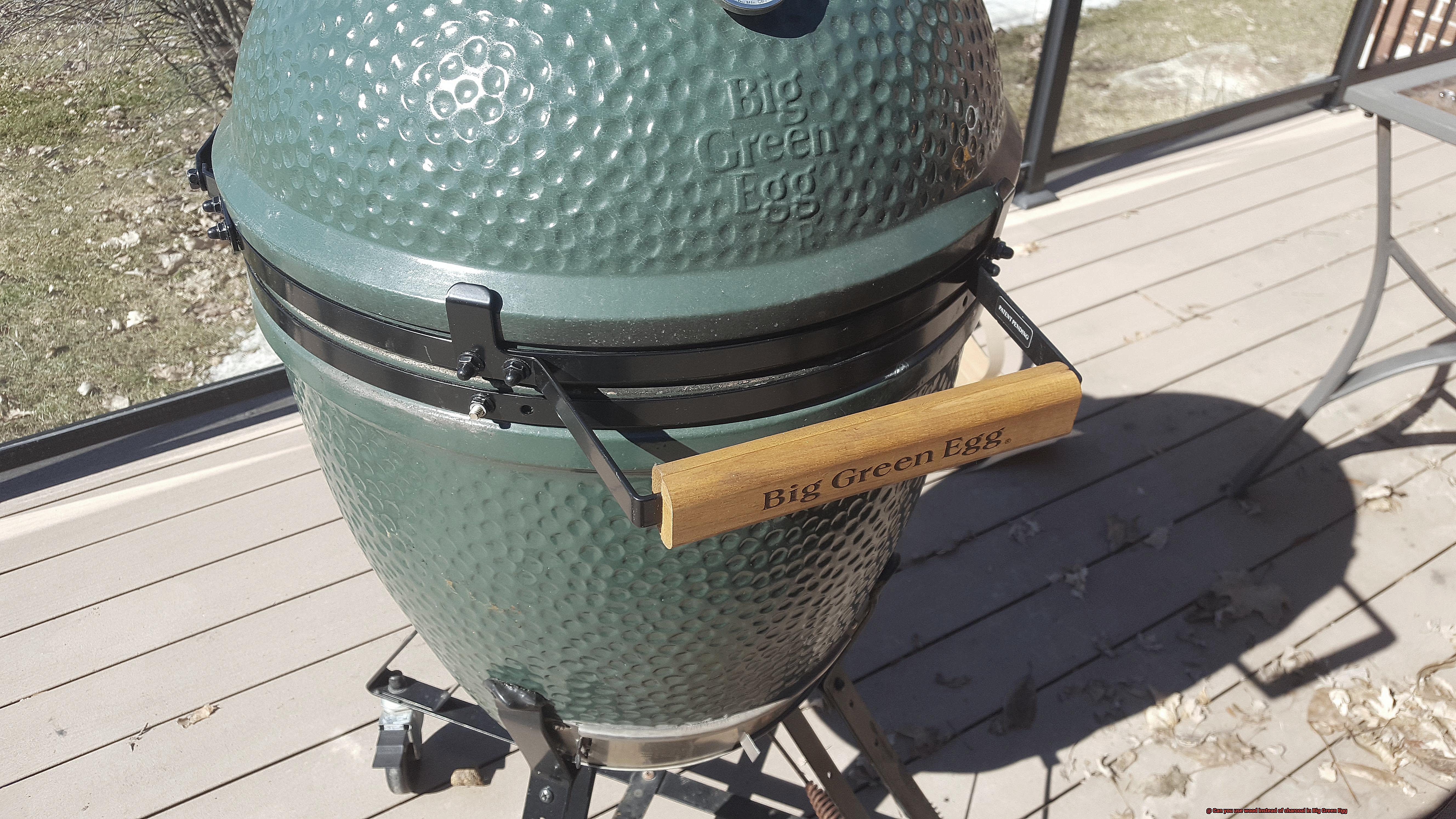 Can you use wood instead of charcoal in Big Green Egg-6