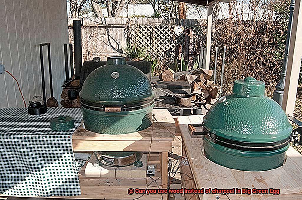 Can you use wood instead of charcoal in Big Green Egg-4