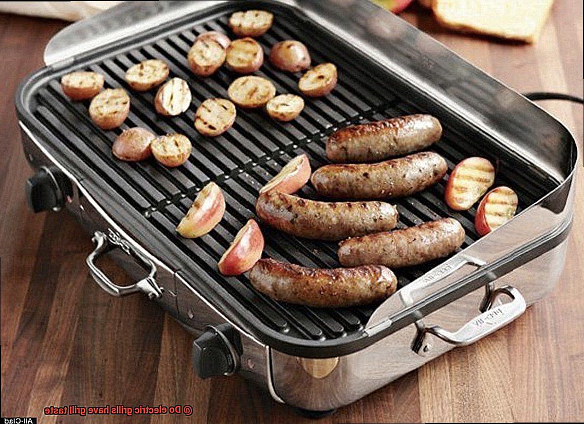 Do electric grills have grill taste-3