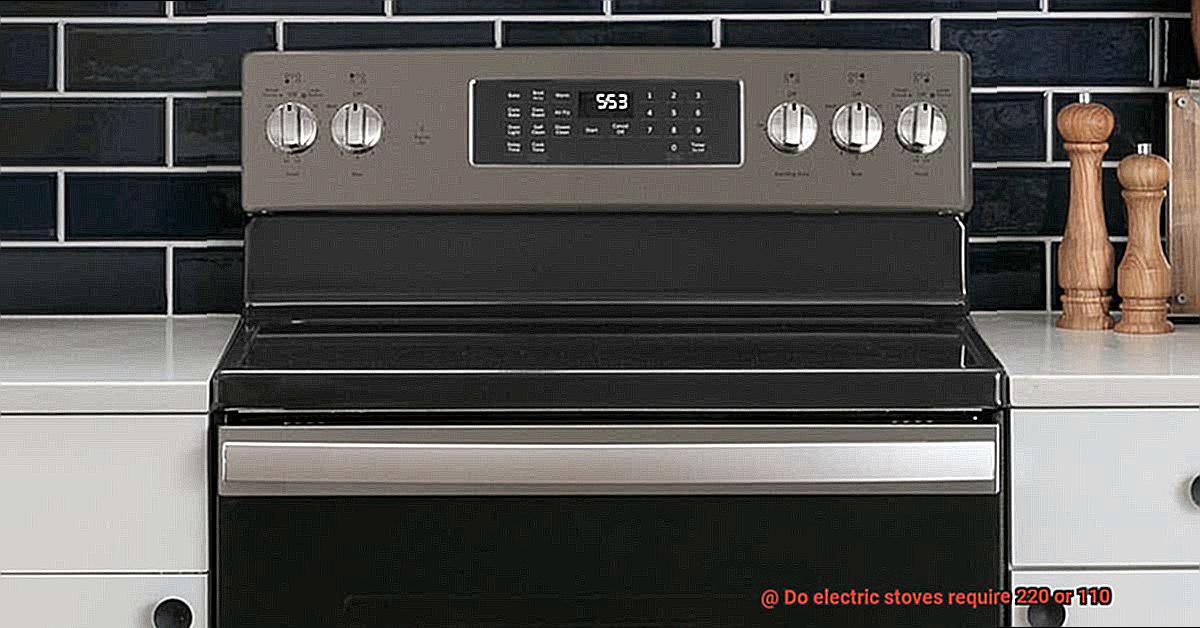 Do electric stoves require 220 or 110-2