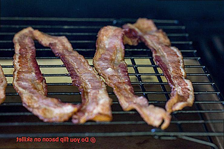 Do you flip bacon on skillet-8