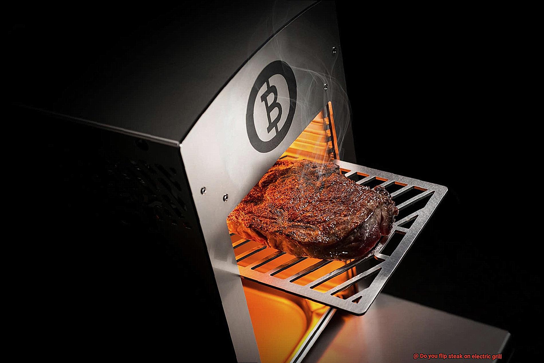 Do you flip steak on electric grill-3