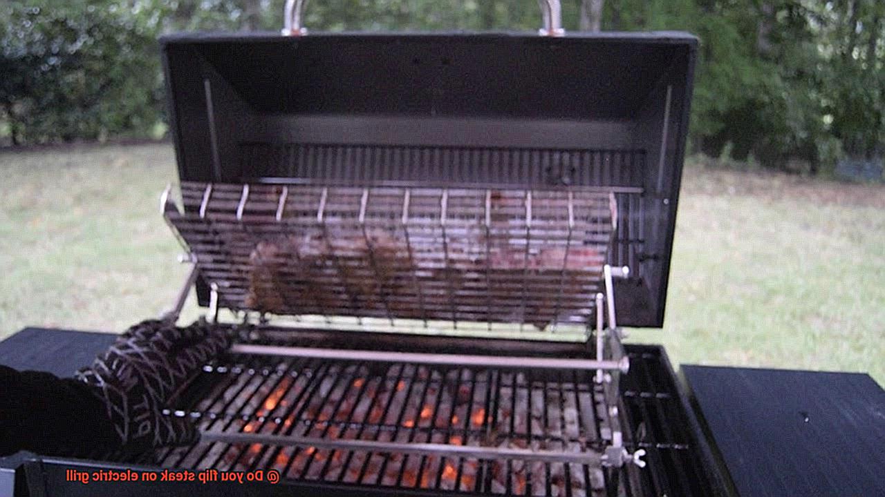 Do you flip steak on electric grill-2