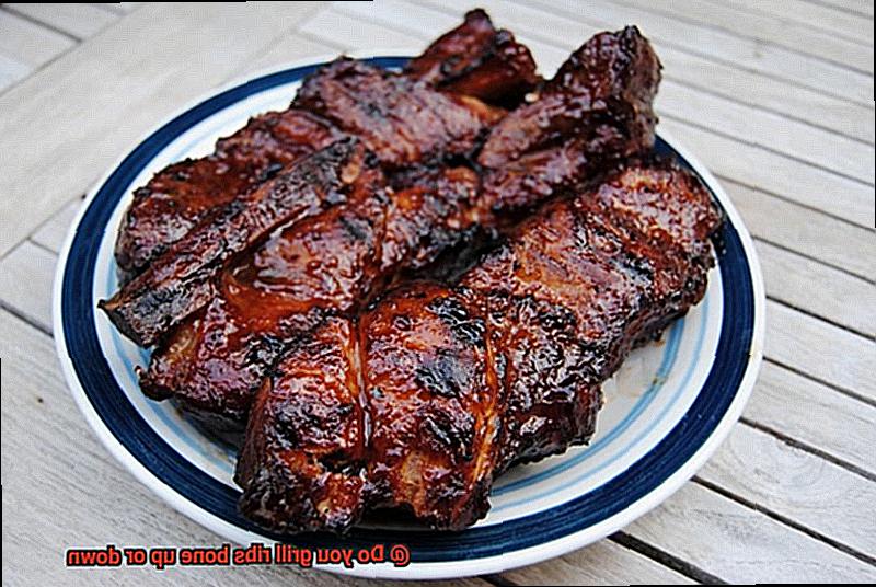 Do you grill ribs bone up or down-3