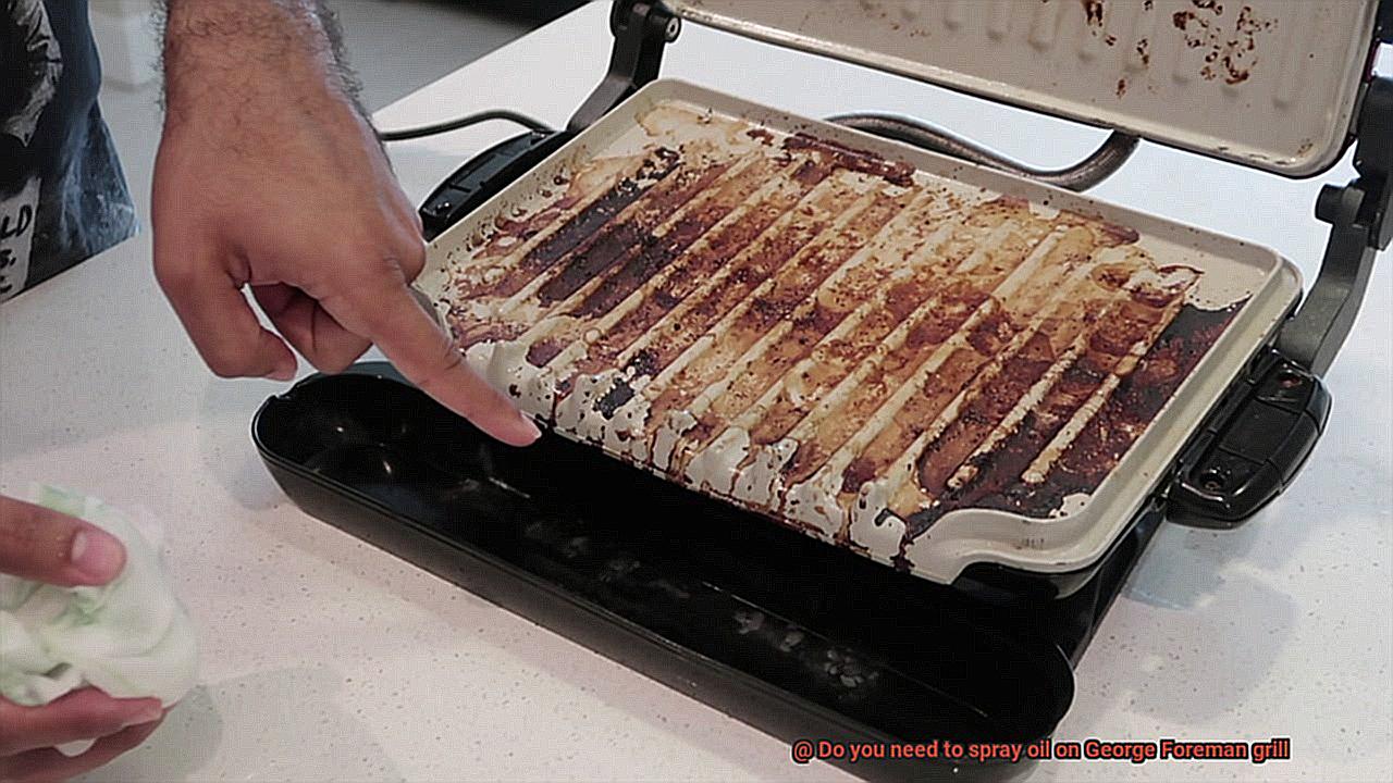 Do you need to spray oil on George Foreman grill-5