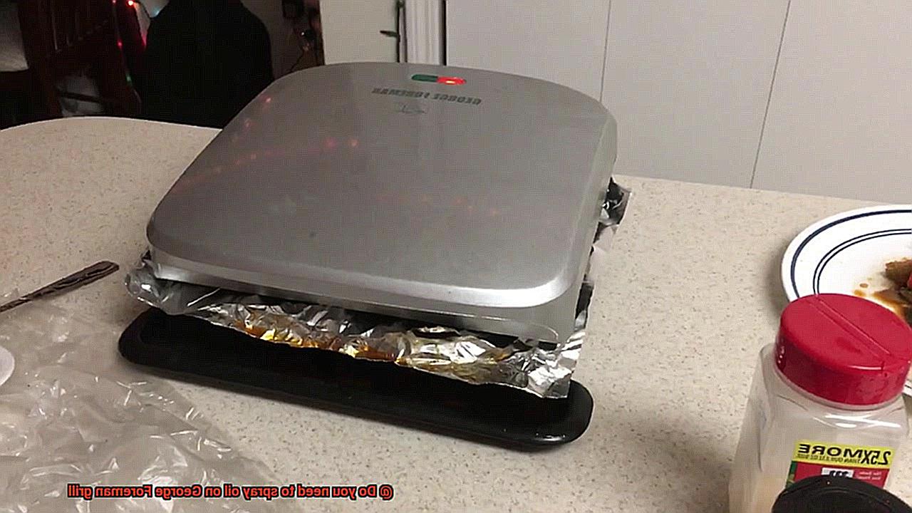 Do you need to spray oil on George Foreman grill-4