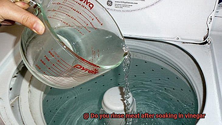 Do you rinse meat after soaking in vinegar-4