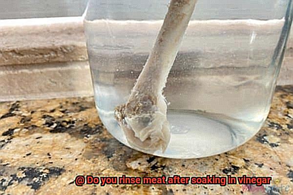 Do you rinse meat after soaking in vinegar-5