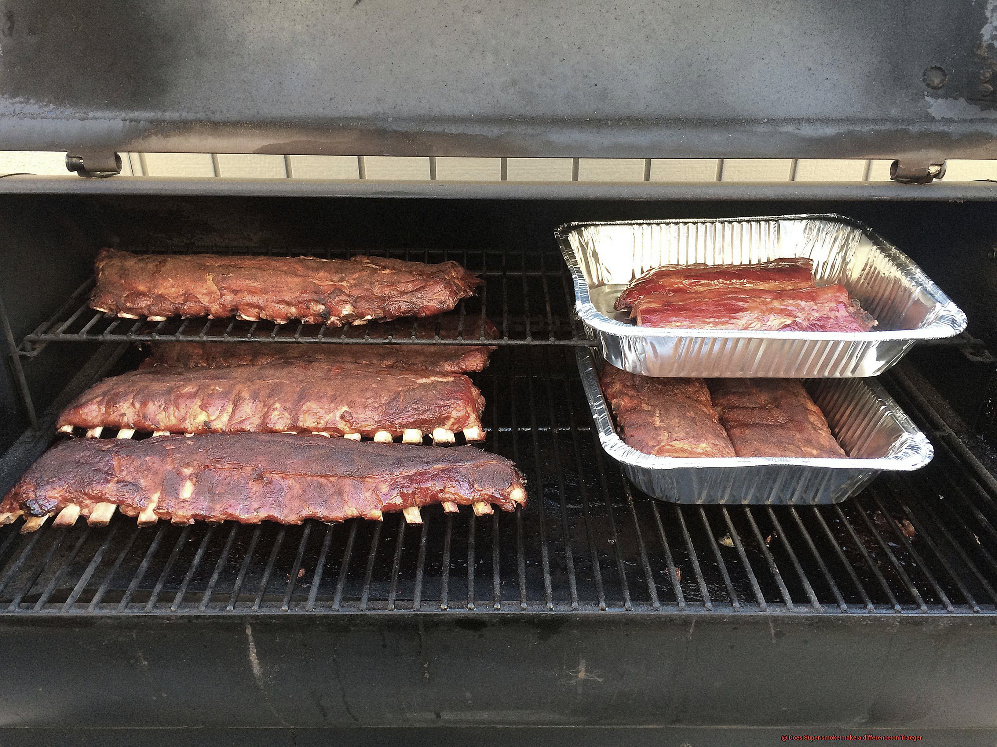 Does Super smoke make a difference on Traeger-7