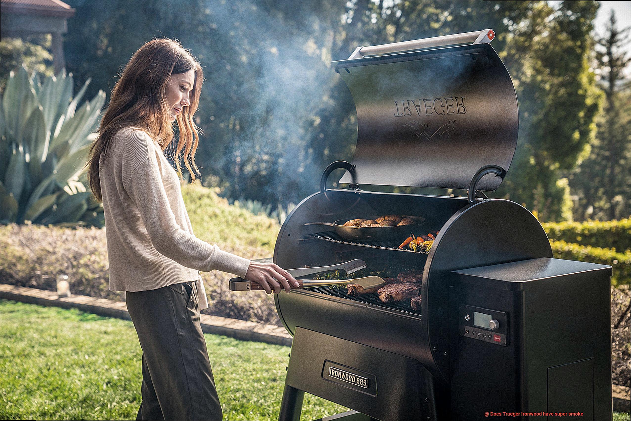 Does Traeger Ironwood have super smoke-4