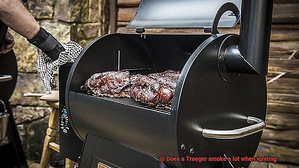 Does a Traeger smoke a lot when igniting-5