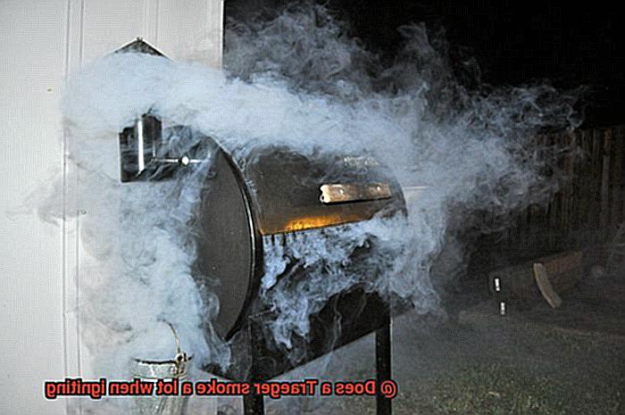 Does a Traeger smoke a lot when igniting-10