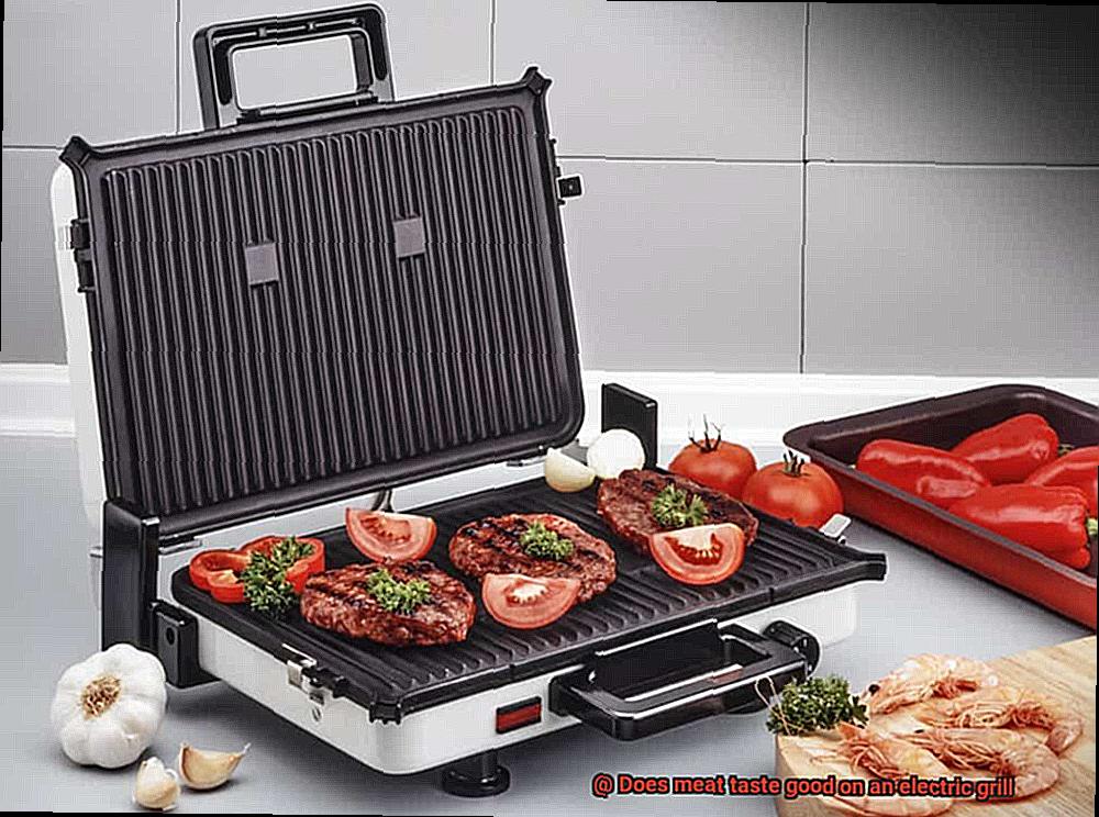 Does meat taste good on an electric grill-4