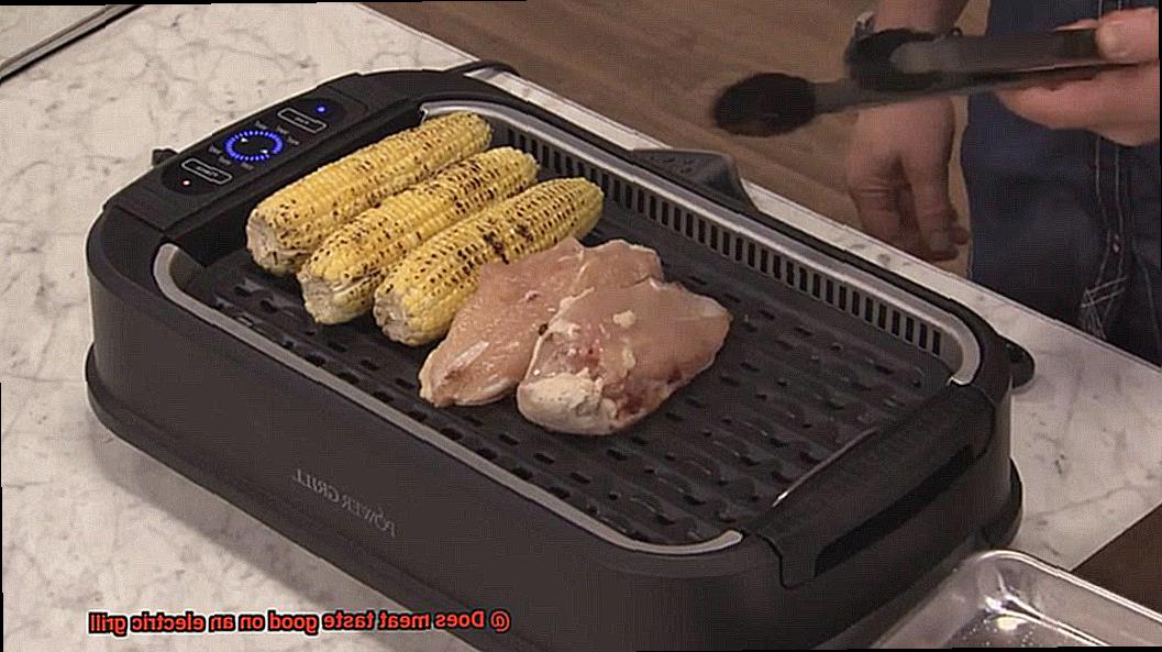 Does meat taste good on an electric grill-9