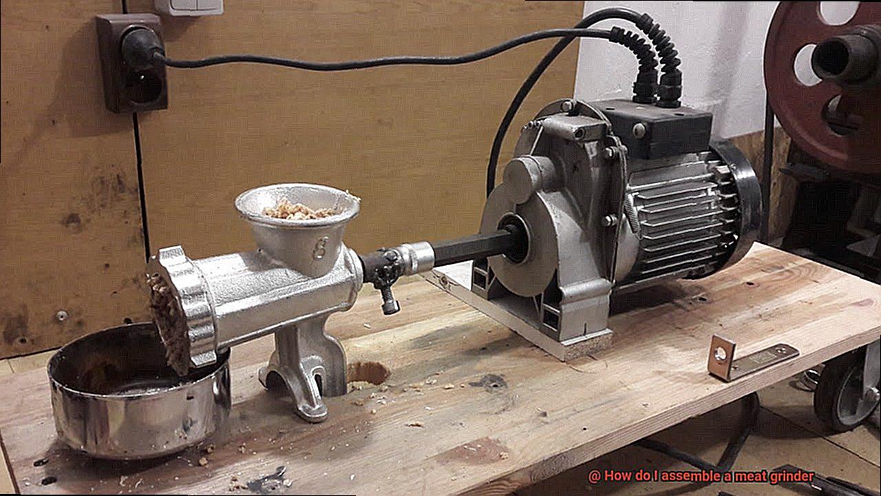 How do I assemble a meat grinder-7