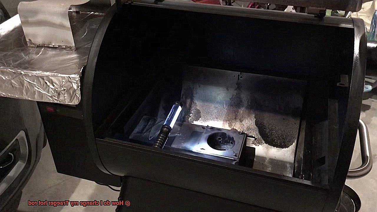 How do I change my Traeger hot rod-4