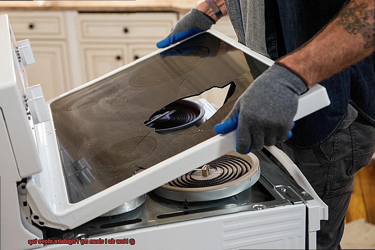 How do I clean my Frigidaire stove top-2