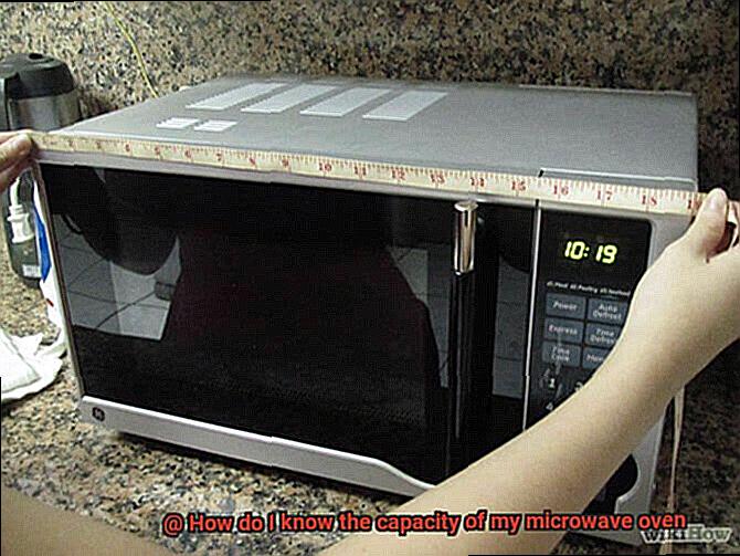 How do I know the capacity of my microwave oven-2