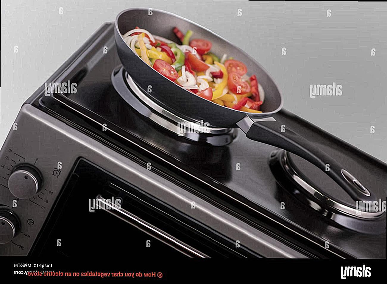 How do you char vegetables on an electric stove-2