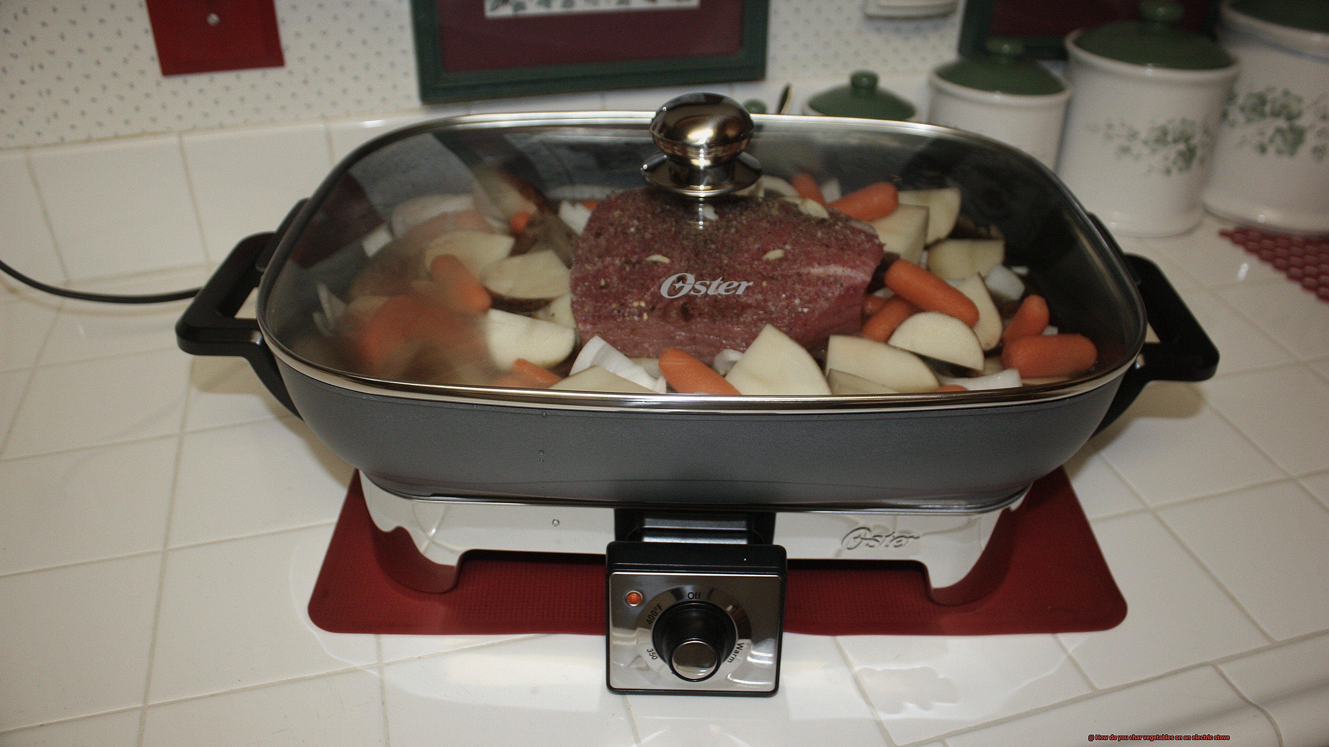 How do you char vegetables on an electric stove-7