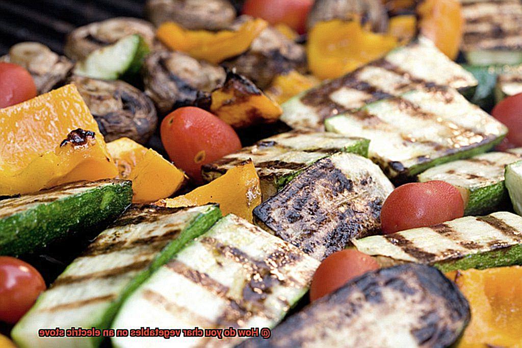 How do you char vegetables on an electric stove-3