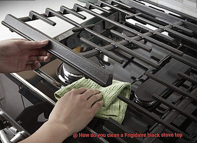 How do you clean a Frigidaire black stove top-2