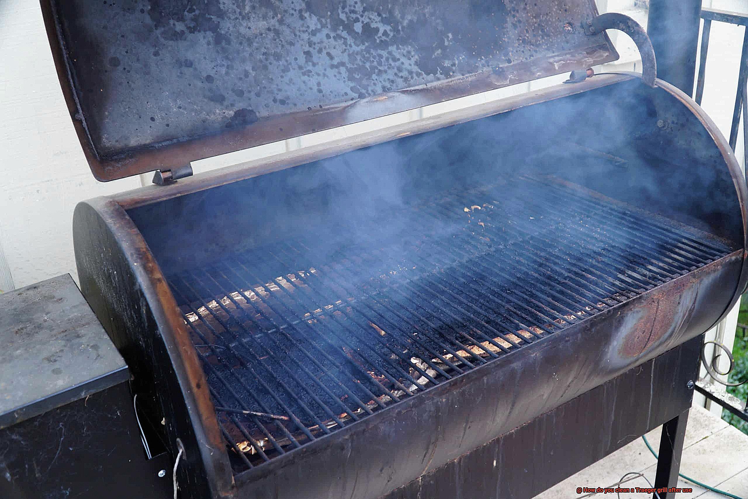 How do you clean a Traeger grill after use-7