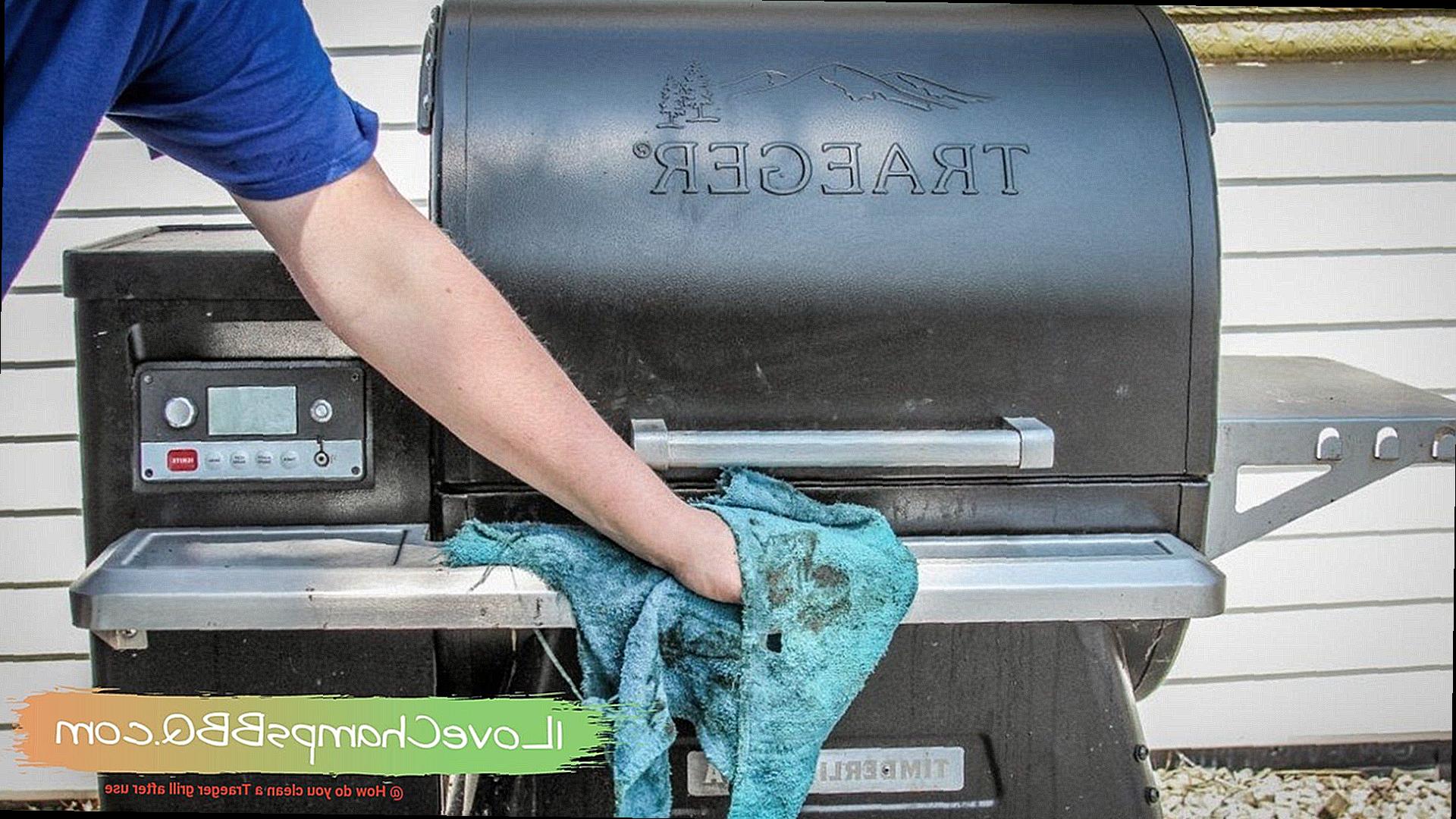 How do you clean a Traeger grill after use-8