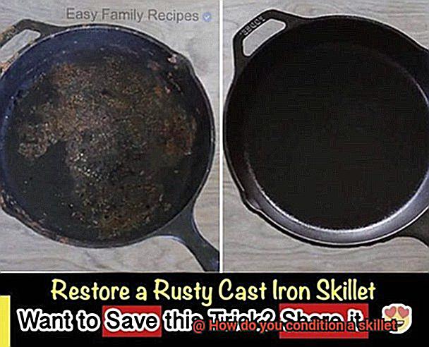 How do you condition a skillet-3