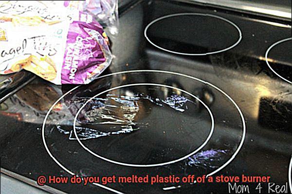 How do you get melted plastic off of a stove burner-2