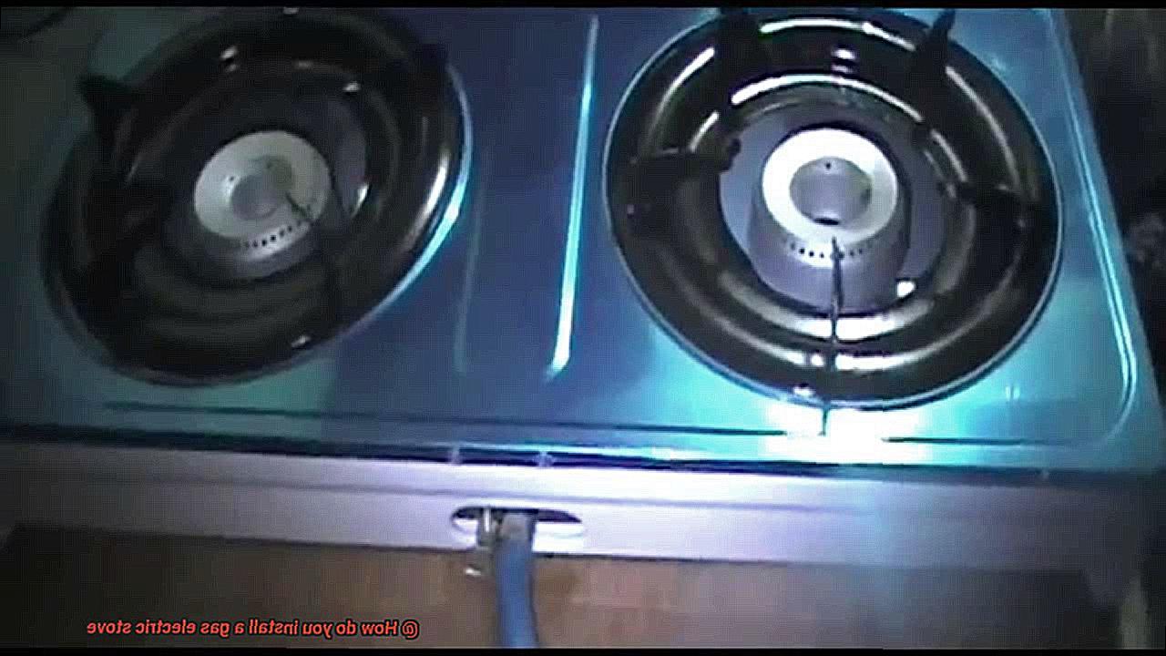 How do you install a gas electric stove-6